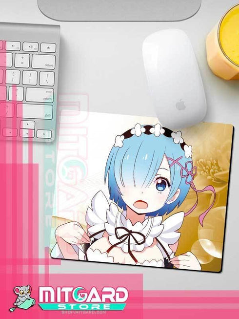 RE:ZERO Rem Mousepad Standard Size desk pad - 1